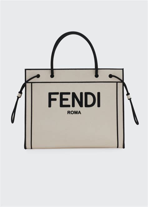 fendi tote canvas bag|Fendi totes lowest price.